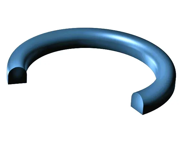DN50 Blue FDA EPDM D Seal  DIN 11851  DN-E101-50